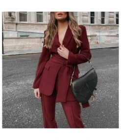 Stylish Slim Fit Blazer & Trousers Business Suits Wholesale Women'S 2 Piece Sets SON538898 -NIKA Clothing Shop 0216ef1c 4e43 4ccc a7c2 e8d6e4f0476a fd17b0e80911c9d6510cc1c3ccd1470b