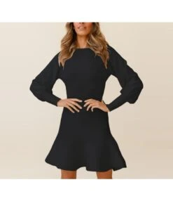 Round Neck Solid High Waist Knitted Dress Wholesale Women's Clothing SD070070 -NIKA Clothing Shop 0365cbbc 0eab 46b7 b167 1c7d79c12e2c 64FDD58FE9EC341A21E1551D5C223018