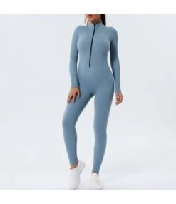 Seamless Yoga Tight Sports Long Sleeve Zipper Fitness Jumpsuit Wholesale Workout Clothes SJN538168 -NIKA Clothing Shop 0c952e77 b26a 4bdf 9b23 1dfdd9b3e41b e8cd9cdc5f3c06c5e82e44898fe553d8