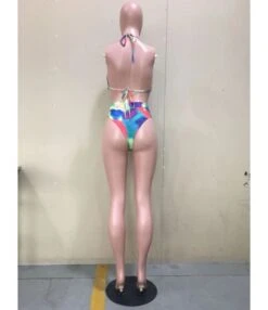 3-peices Tie-dye Bikini Swimsuit & Maxi Cover-up -NIKA Clothing Shop 13 12