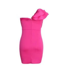 Sexy Single Shoulder Bow Backless Slim Package Hip Dress Wholesale Dresses V5923050600017 -NIKA Clothing Shop 17602058516 433451549