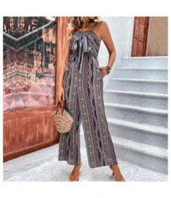 Suspenders Bohemian Python Print Slim-Fit Wide-Leg Jumpsuit Wholesale Women Clothing SJV464031 -NIKA Clothing Shop 1c83b307 bd3a 48c2 8707 1a1c3108d7e6 f3cacaf3406a74ae9a9848b70ee5780c