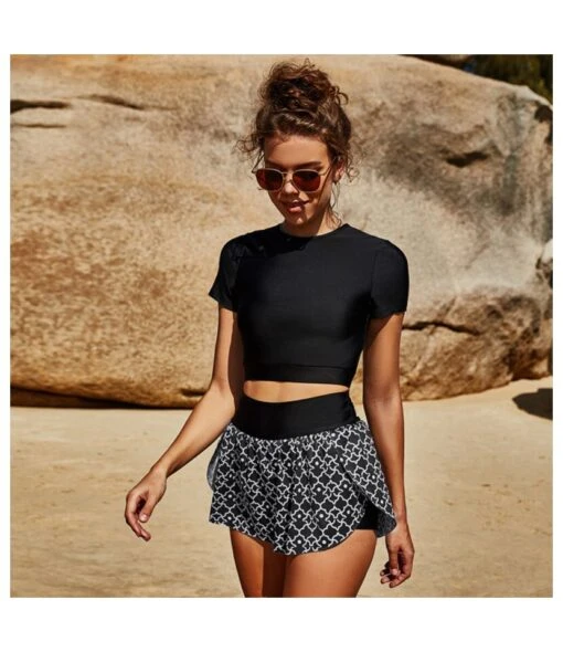 Conservative Solid Color Printing Seaside Round Neck Anti-Lighting Split Wholesale Swimsuits SO183943 -NIKA Clothing Shop 1cbd32d6 a949 4169 9000 204fc4de01c4 dc69f9e467f31f99a3a42f30c80d9eb8