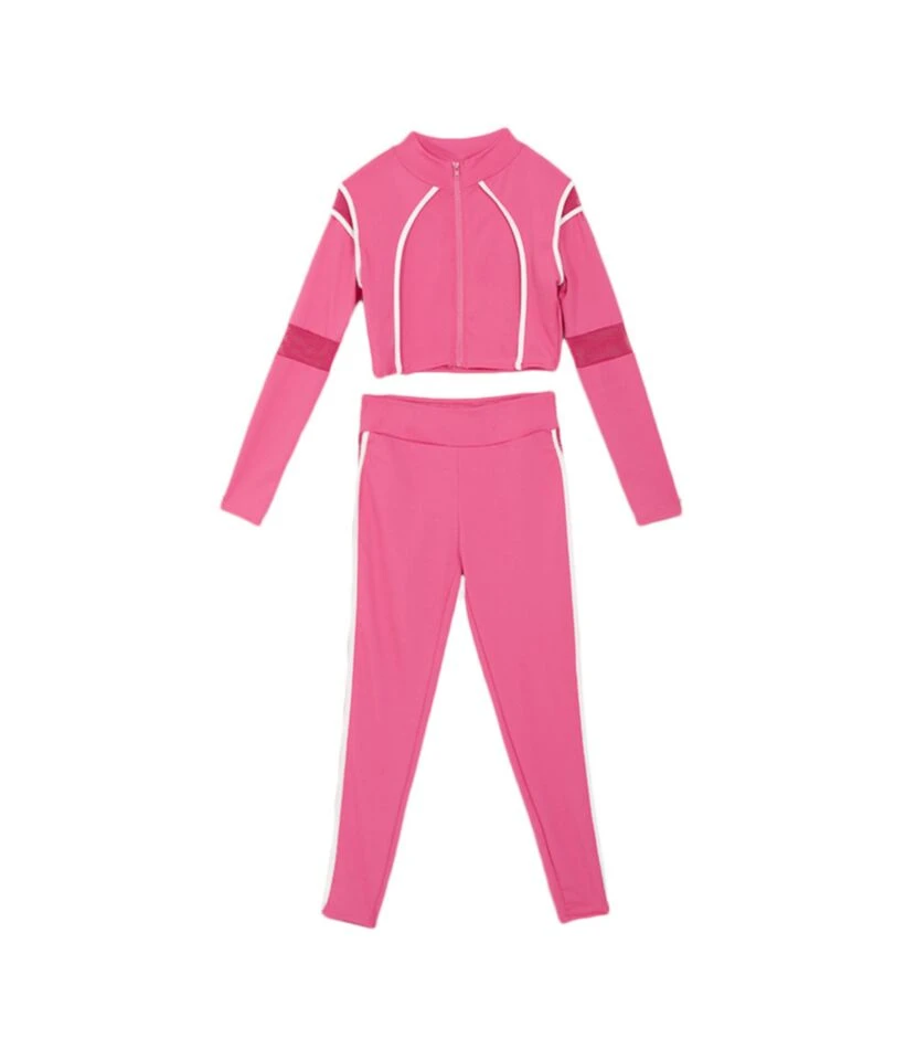 2pcs Sets Hollow Zipper Crop Top + Pencil Pants SO080105 8 2pcs Sets Hollow Zipper Crop Top + Pencil Pants SO080105 - Image 6