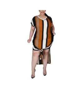 V Neck Striped Plus Size Maxi Dress SD130017 -NIKA Clothing Shop 1f97351e c831 4568 9116 fbbc4b2afb3d EBE6464AC0EADA00C37198DB0AA663D5