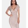 Deep V-neck Partywear Bodycon Sequins Dress -NIKA Clothing Shop 210330457 1