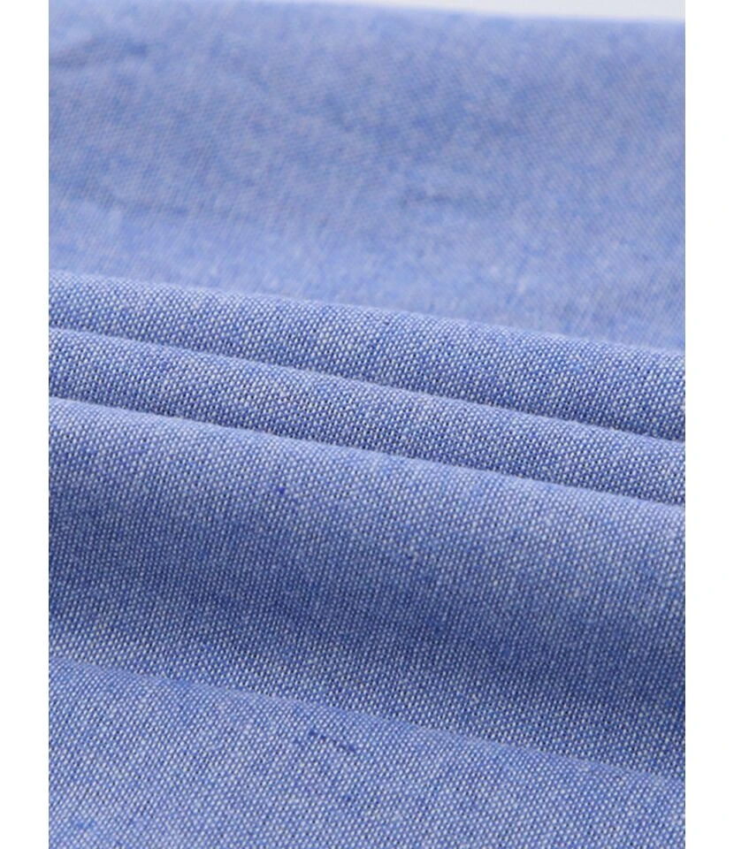 Square Collar Puffed Sleeves Plain Color Linen A-line Dress 210524703 14 Square Collar Puffed Sleeves Plain Color Linen A-line Dress 210524703 - Image 12