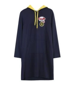 Plus Size Color Block Drawstring Pocket Detail Long Sleeves Hooded Dress 210621903 18 Plus Size Color Block Drawstring Pocket Detail Long Sleeves Hooded Dress 210621903 -NIKA Clothing Shop 210621903 7