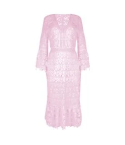 V Neckline Lace Hollow Swing Dress 210628134 27 V Neckline Lace Hollow Swing Dress 210628134 -NIKA Clothing Shop 210628134 6