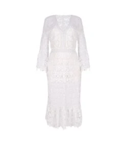 V Neckline Lace Hollow Swing Dress 210628134 18 V Neckline Lace Hollow Swing Dress 210628134 -NIKA Clothing Shop 210628134 9