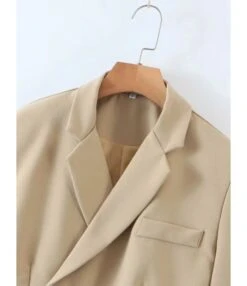 Commute Solid Casual Short Suit High Waist Skirt 2pcs Sets 210805504 -NIKA Clothing Shop 210805504 5