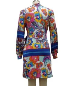 Long Sleeve V-Neck Bodycon Dress With Belt 210810705 13 Long Sleeve V-Neck Bodycon Dress With Belt 210810705 -NIKA Clothing Shop 210810705 5