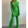 2pcs Ribbing Sweater Sets Shoulder Pads Long Sleeve Top Wide Leg Pants 210813311 2 2pcs Ribbing Sweater Sets Shoulder Pads Long Sleeve Top Wide Leg Pants 210813311 -NIKA Clothing Shop 210813311 1