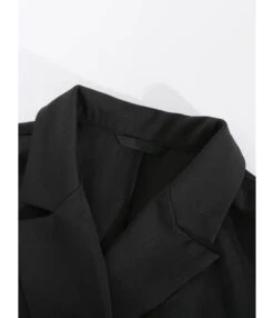 See-through Lantern Sleeves Collect Waist Suit Skirt 210826374 -NIKA Clothing Shop 210826374 6