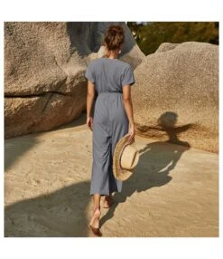 Short Sleeve Loose Solid Small V-Neck Slim Fit Wholesale Jumpsuits SJ220156 -NIKA Clothing Shop 22b18939 ac6e 4ad0 a29b bac8c4b08fdd e8ae8eb1ce5d72e8c2b94542a06cff5d