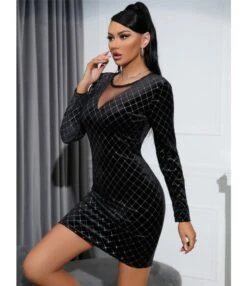Women Mesh Sheer Long Sleeve Velvet Wholesale Bodycon Dresses SD580279 -NIKA Clothing Shop 252b2668 26e2 4e78 b027 14060dccb457 E8D12A3B49B53AAD533441CE45DD4192