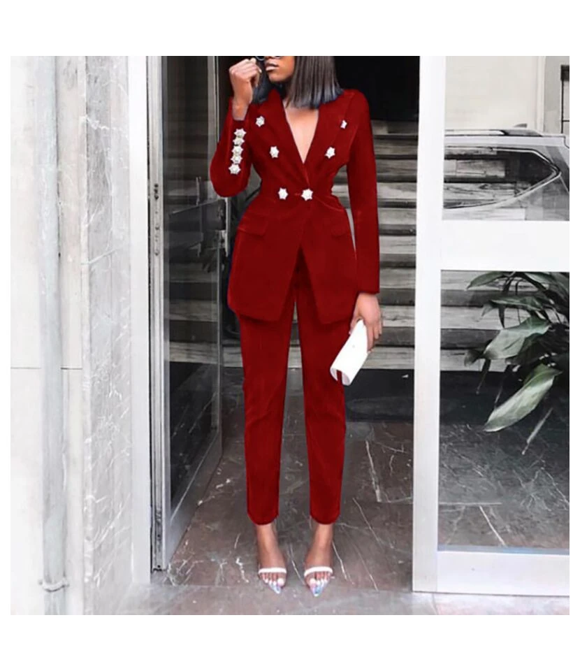 Xmas Wholesale 2pcs Vintage Women Suits Sets SO180752 3 Xmas Wholesale 2pcs Vintage Women Suits Sets SO180752