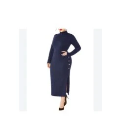 Women Dress Wholesale Solid Color Side Split Wool Dress Slim Fit Knitted Dress SD190220 -NIKA Clothing Shop 2f7bb70684779904f2f961d9f8f66e66