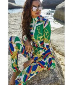 Printed Turtleneck Long-Sleeve Sun Protection One-Piece Wholesale Swimsuit Vendors SS165572 -NIKA Clothing Shop 35a20500 03ee 4788 9569 4b3793f63b91 89DE927FCAEA3FF460BD4E09B2DCB6D3