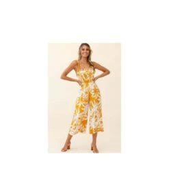 Palm Print Strap Ruffles Sling Midi Wide-Leg Womens Jump Suits Vacation Wholesale Jumpsuits SJ531349 -NIKA Clothing Shop 36399840 4151 4784 8e15 c628d7d6809f A40AB0ABEF520358274340518F425564