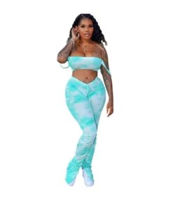 Sexy Sling Tube Top Tie-Dye Drawstring Pleated Pants Fashion Wholesale Two Piece Sets SO182673 -NIKA Clothing Shop 390eb9d3 51e9 4d49 9c48 339019ade5e5 7D9C5FB59ABB41186F5E35C34B9FA80B