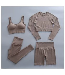 Four-piece Solid Color Stretch Sports Suit SO090013 -NIKA Clothing Shop 3b490c8d a47a 4d67 94bb 578b5027f868 0DF20505F765A59A5647409D649F5CFC
