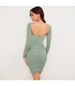 Solid Low Cut Pleated Mini Dress SD080270 -NIKA Clothing Shop 3c1db975 a2ed 4c68 b670 cc154d32196a 6B1007763591B6B8A89BE245CA7CC802