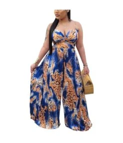 All Over Print Sling Pleated Jumpsuit Wholesale Womens Clothing N3823103000095 -NIKA Clothing Shop 499a39d100834138a1b9b0ad012ca5f2 5
