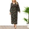 Wholesale Plus Size Clothing Casual V-Neck Long Sleeve Floral Split Dress N5923091200033 2 Wholesale Plus Size Clothing Casual V-Neck Long Sleeve Floral Split Dress N5923091200033 -NIKA Clothing Shop 49a3efdd1cfa41f2beb2b07c00ad3284 5