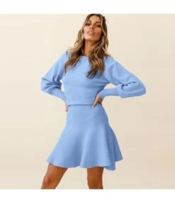 Solid Long Sleeve Knitting Mini Dress -NIKA Clothing Shop 4d432ab4 90b8 4a95 b561 60e771e27960 364BCC7765D68096BCAC017CD081D673