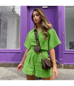 Irregular Short Tops & Shorts Casual Cotton & Linen Suit Wholesale Women'S 2 Piece Sets SON536418 -NIKA Clothing Shop 4d64dabb cf9a 49dd b9ed 8819cb31a562 aca3c64e3c88e2b027c76b3d77edb8d4