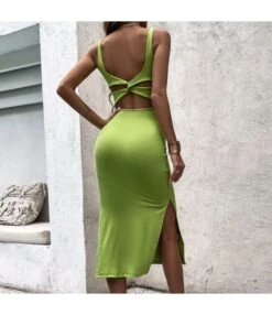 Sleeveless Square Neck Slit Hem Backless Wholesale Bodycon Dresses SD204329 -NIKA Clothing Shop 5395e117 d30f 4e01 aaf0 0130de218ece 482074E42F732144D1DD7B8368939DB8