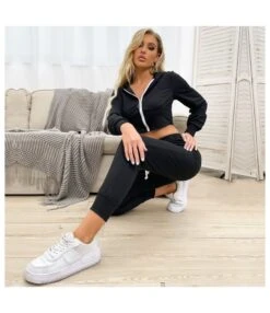 2PCS Zipper Drawstring Sweatsuits Set Wholesale Women Clothing SO200025 -NIKA Clothing Shop 565a397b 073a 4f06 94ce d537ea022a43 B38FBDD69B051F6C55BA84A8D8EFB389