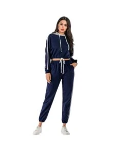 Loose Casual Tracksuit Sport Suits Outdoor Wearing Wholesale Two Piece Outfits SO190557
