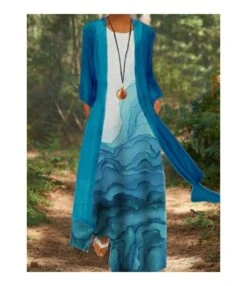 Printed Mid-Sleeve Loose Casual Coat & Maxi Dress Fashion Wholesale Womens 2 Piece Sets SD204468 -NIKA Clothing Shop 5ed77641 a482 4cff 9cf7 0b74112d56ff 62ad238a15a6d13605c92ccbeb1c798f