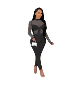Sexy Mesh Body-con Nightclub Wholesale Womens Jumpsuits SJ95424 -NIKA Clothing Shop 64362094 fc45 441a bbfb aaea8b378dc6 c7cca9480c92c37640f9585ac35836e7