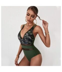 Camo Print Sexy Deep-V Back Crossover Sexy Mesh One-Piece Swimsuits Wholesale Womens Swimwear SSN533178 -NIKA Clothing Shop 64bce384 71cd 4dd1 98ab 5f9e816dd192 3637dd39f2654fc40bed0568fd991020