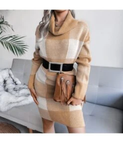 Turtle Neck Plaid Knitted Dress Wholesale Without Belt SD160394 15 Turtle Neck Plaid Knitted Dress Wholesale Without Belt SD160394 -NIKA Clothing Shop 66861906 caa0 494c 81df dea8e4da7826 BF674D256D52127C5E67799CBB5D1EB0