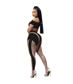 Sexy Mesh Colorblock Long-Sleeve Women Jump-Suit Wholesale Jumpsuits SJ59175 -NIKA Clothing Shop 675a80f9 ffa8 4b35 b67c e0b8f2d74188 8ec7ede6b7c63e55c6986ede1e027b93