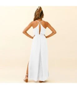 Solid Color Sling Plunge Neck Loose Wide-Leg Womens Slit Maxi Jump Suits Sexy Wholesale Jumpsuits SJN533103 -NIKA Clothing Shop 682a63d2 3af6 4ddd 8fa3 90bb631d5828 936187e598ede3b3995e52f569c3d7aa