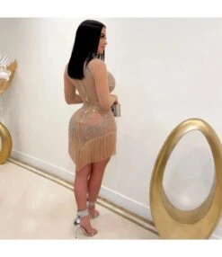 Sexy Mesh Tassel Long Sleeve Nightclub Rhinestone Bodycon Dress Wholesale Dresses SD5118910 -NIKA Clothing Shop 6e7796a6 a29b 4314 b145 2eac4b2db7b9 1d4d059c953364e5b42c6a9b3a70049a