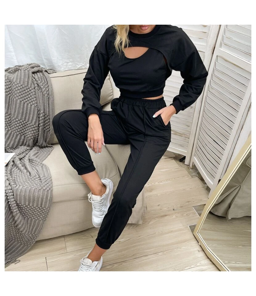 Wholesale 2pcs Women Sets Crop Top + Harem Pants SO160376 7 Wholesale 2pcs Women Sets Crop Top + Harem Pants SO160376 - Image 5