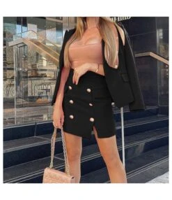 Solid Color Blazer & Slim Fit Skirts Fashion Suits Wholesale Women'S 2 Piece Sets SON538596 -NIKA Clothing Shop 747bee44 44b7 4fa3 a0c3 34ef3b231d85 d0810193b07ae5bdcacf78df90135e49