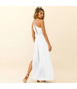 Solid Color Sling Plunge Neck Loose Wide-Leg Womens Slit Maxi Jump Suits Sexy Wholesale Jumpsuits SJN533103 -NIKA Clothing Shop 76a7369b 2030 4675 8b83 ecc612ca4708 cc7d2840950e9b19ca813797c9814e4d