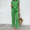 Retro Casual Pleated Tank Top & Trousers Fashion Suits Wholesale Women'S 2 Piece Sets SON538608 -NIKA Clothing Shop 7dbd0512 2162 4ee7 ad91 7989cfde4bdf 5aa4a7c334f5cb62385f4e809d2a6cb4
