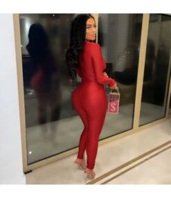 Sexy Tight Mesh Stitching Long Sleeve Tie-Up Women Jump Suits Sexy Wholesale Jumpsuits SJ203714 -NIKA Clothing Shop 877aa466 b191 4461 909f 35b579064bf4 F66265862F6F2A15721A6EC1A801C7F3