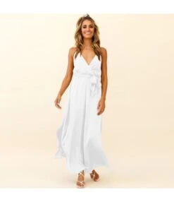 Solid Color Sling Plunge Neck Loose Wide-Leg Womens Slit Maxi Jump Suits Sexy Wholesale Jumpsuits SJN533103 -NIKA Clothing Shop 8989ac6c d954 4275 9e29 ac2d168d465d 6e760814d0b3700a58913667de614cc1