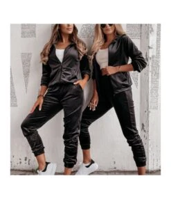Fashion Hooded Tops & Pants Casual Suits Wholesale Women'S 2 Piece Sets SON539028