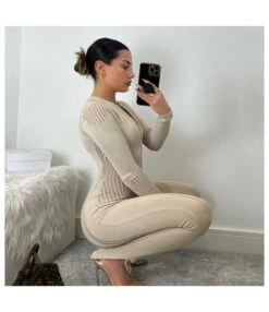 Sexy Sweater Striped Knit Long Sleeve Women Jump-Suit Wholesale Jumpsuits SJ510128 -NIKA Clothing Shop 8c219657 8d3c 4846 be10 4654129c653d 0902ae6d968b6497eb846d8f2bae1e7d