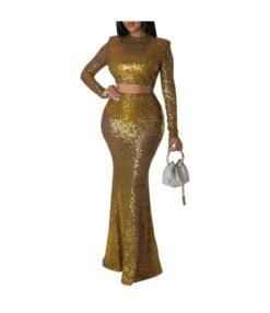 Sequined Fishtail Skirt Suit Two Piece Set Wholesale Womens Clothing N3823103000111 -NIKA Clothing Shop 8cb402b5931d4dccaffcb0ac01138afd 5